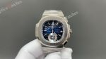 Patek Philippe Nautilus Custom PP.CH28-520 Movement Blue Face Watch 40.5mm 